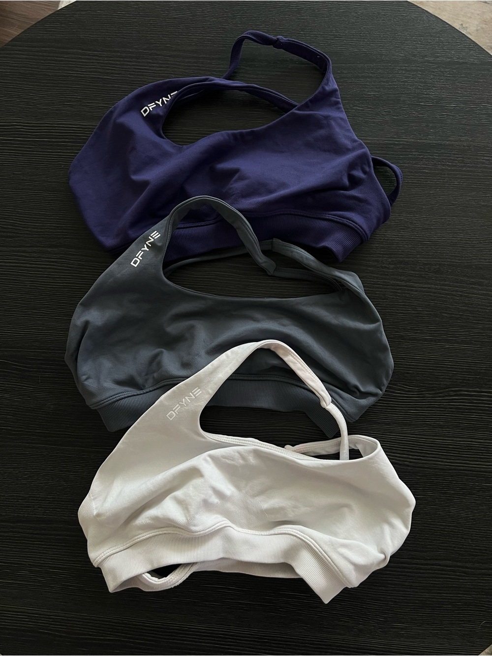 DFYNE One Shoulder Strap Impact Sports Bra Bundle!